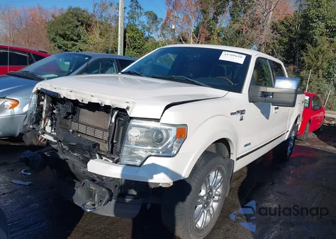 2014 Ford F-150 Platinum z USA, uszkodzony, nr VIN 1FTFW1ET1EFB56201